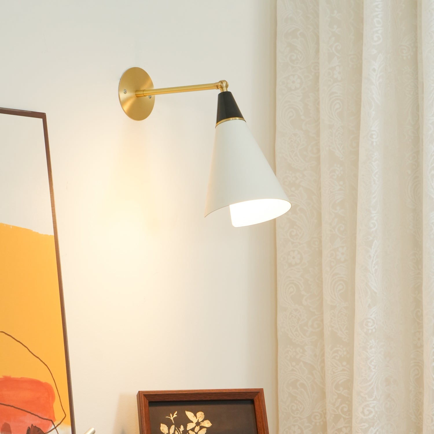 Cevare Modern Minimalist Metal Metal Wall Lamp - Lamp Copper