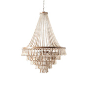 Avrinir Postmodern Luxury Large Wooden Metal Chandelier - Lamp Copper