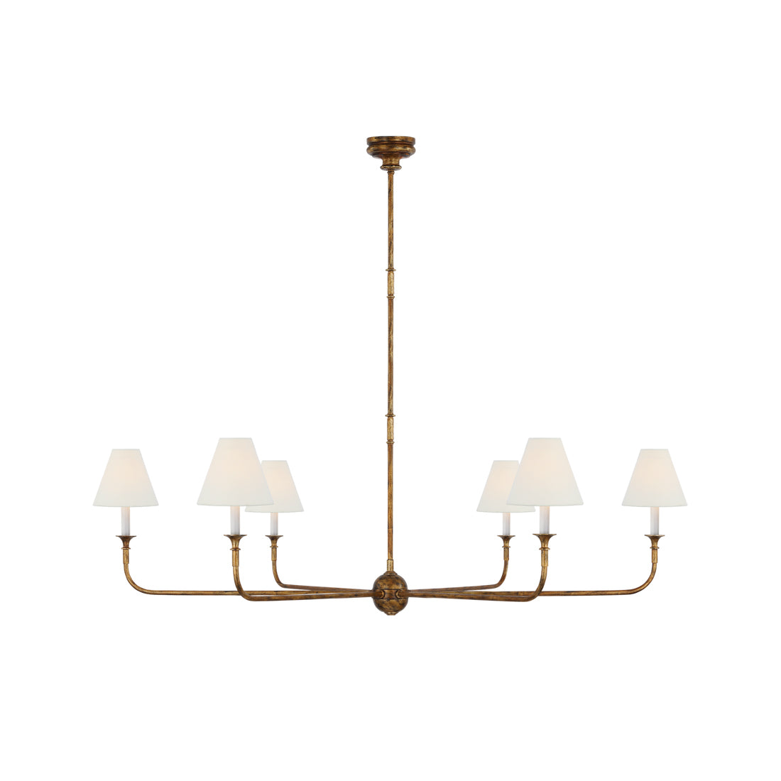 Arthaila Vintage Industrial Grande Fabric Chandelier - Lamp Copper