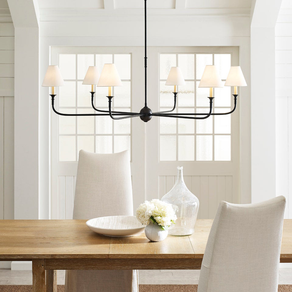 Arthaila Vintage Industrial Grande Fabric Chandelier - Lamp Copper