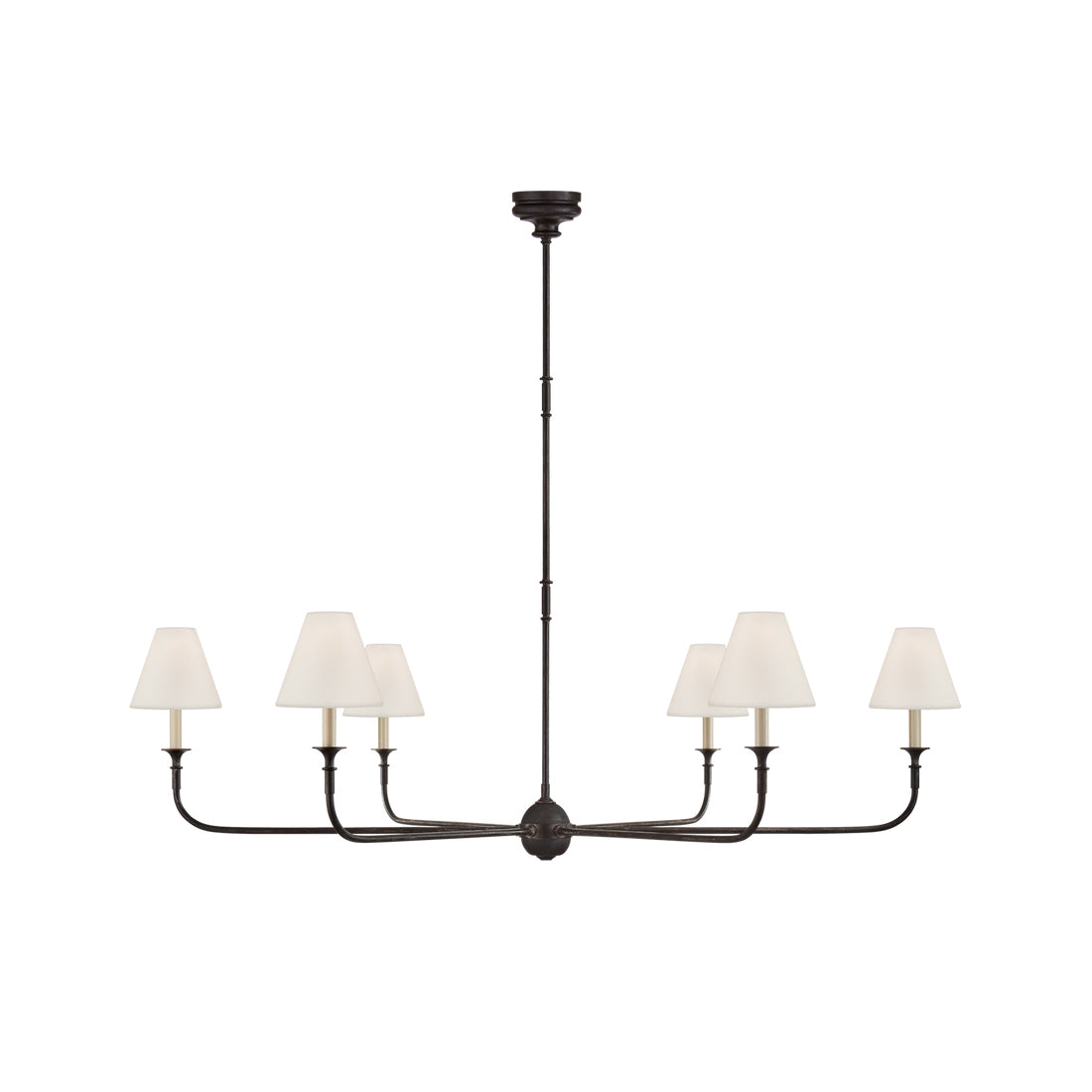 Arthaila Vintage Industrial Grande Fabric Chandelier - Lamp Copper
