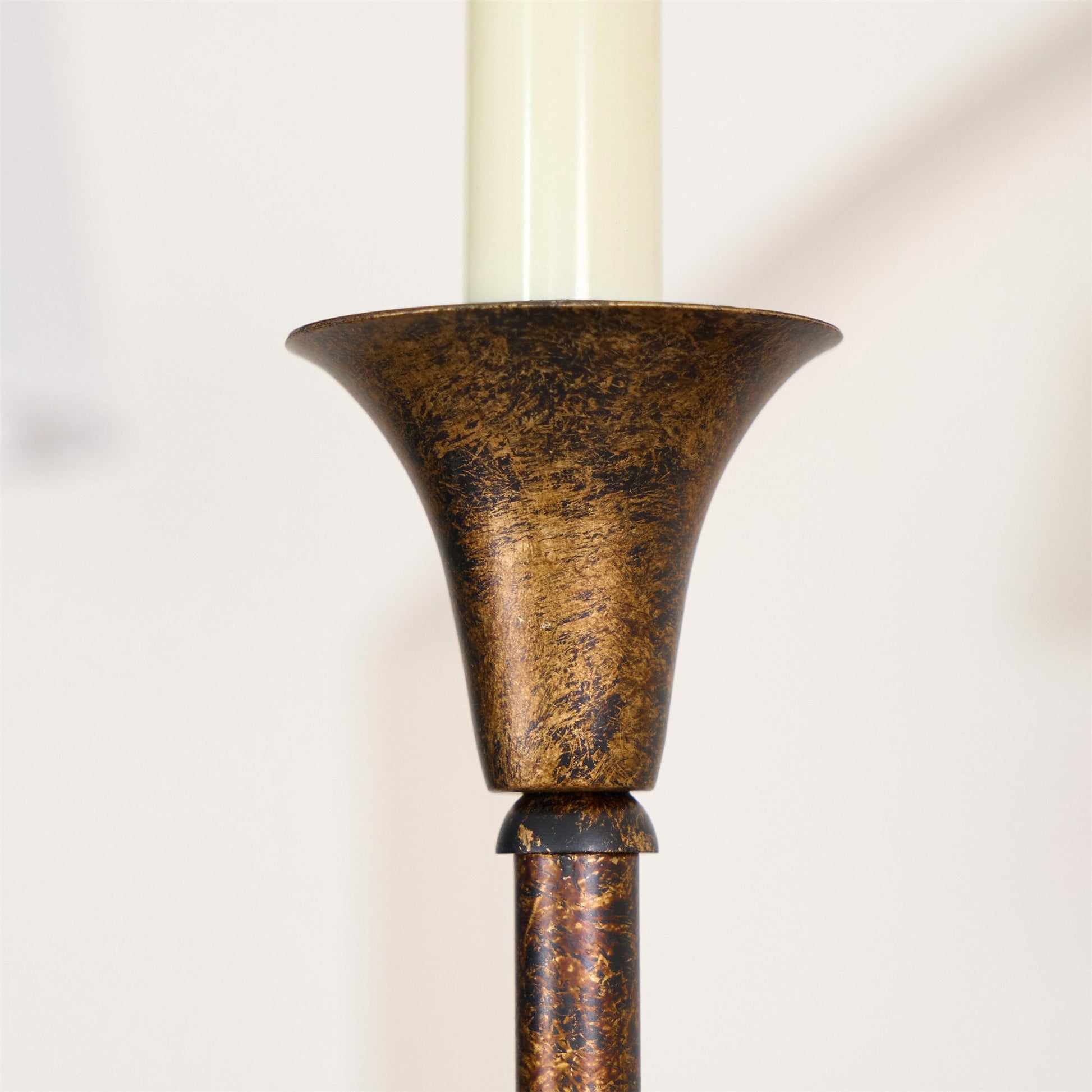 Arthaila Vintage Industrial Grande Fabric Chandelier - Lamp Copper
