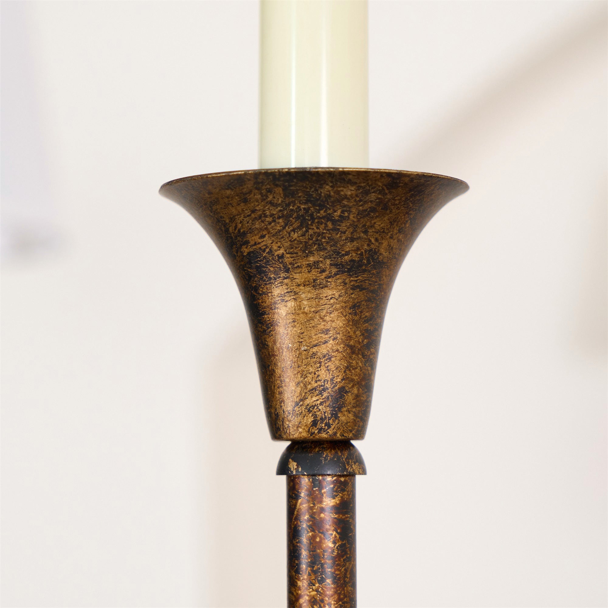 Arthaila Vintage Industrial Grande Fabric Chandelier - Lamp Copper