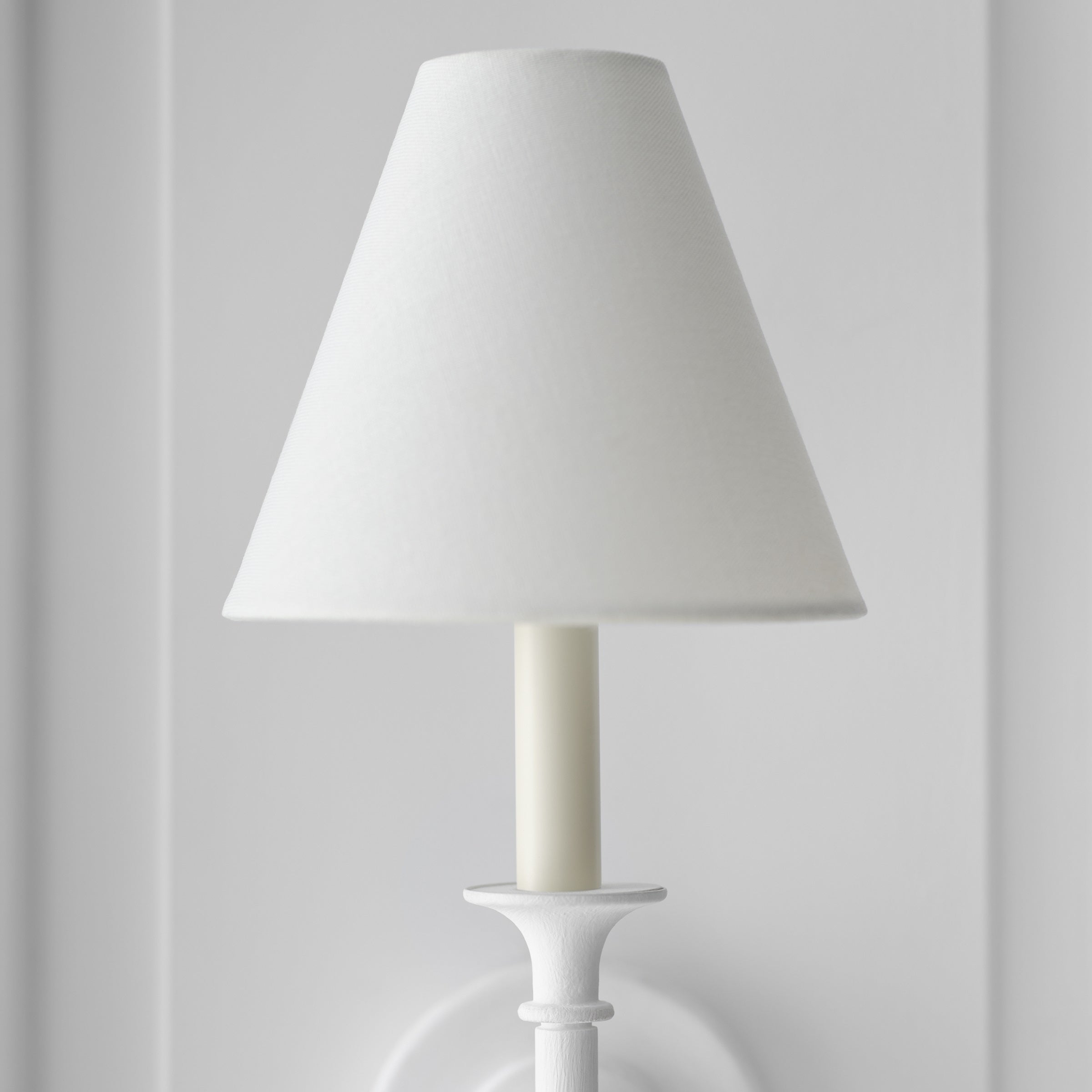 Cygnus Modern Minimalist Traditional Black Fabric Wall Lamp - Lamp Copper