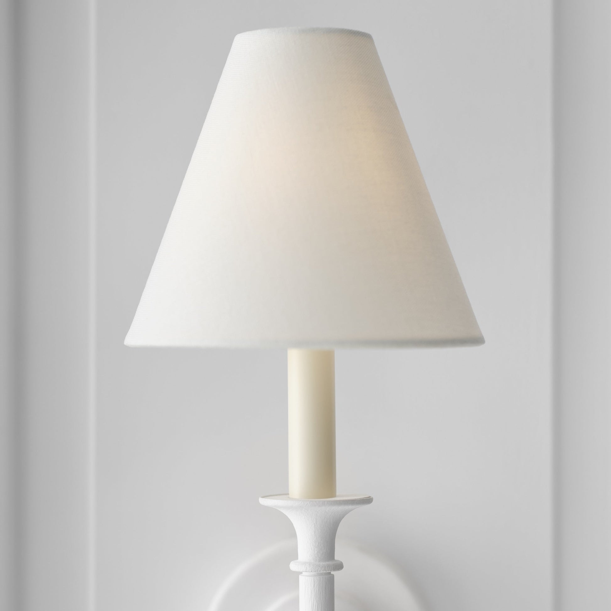 Cygnus Modern Minimalist Traditional Black Fabric Wall Lamp - Lamp Copper