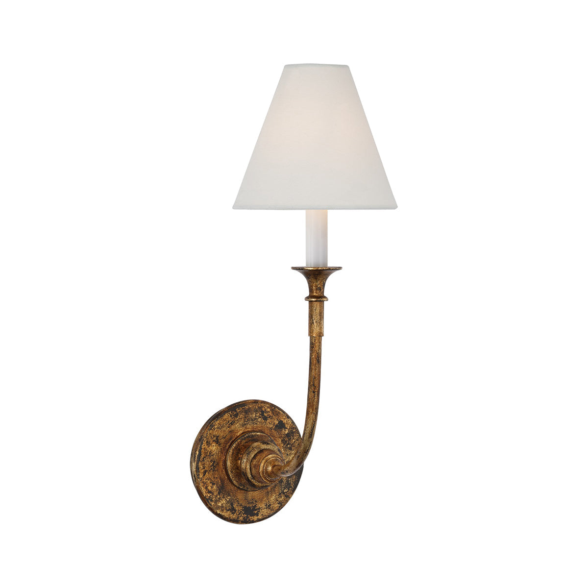 Cygnus Modern Minimalist Traditional Black Fabric Wall Lamp - Lamp Copper