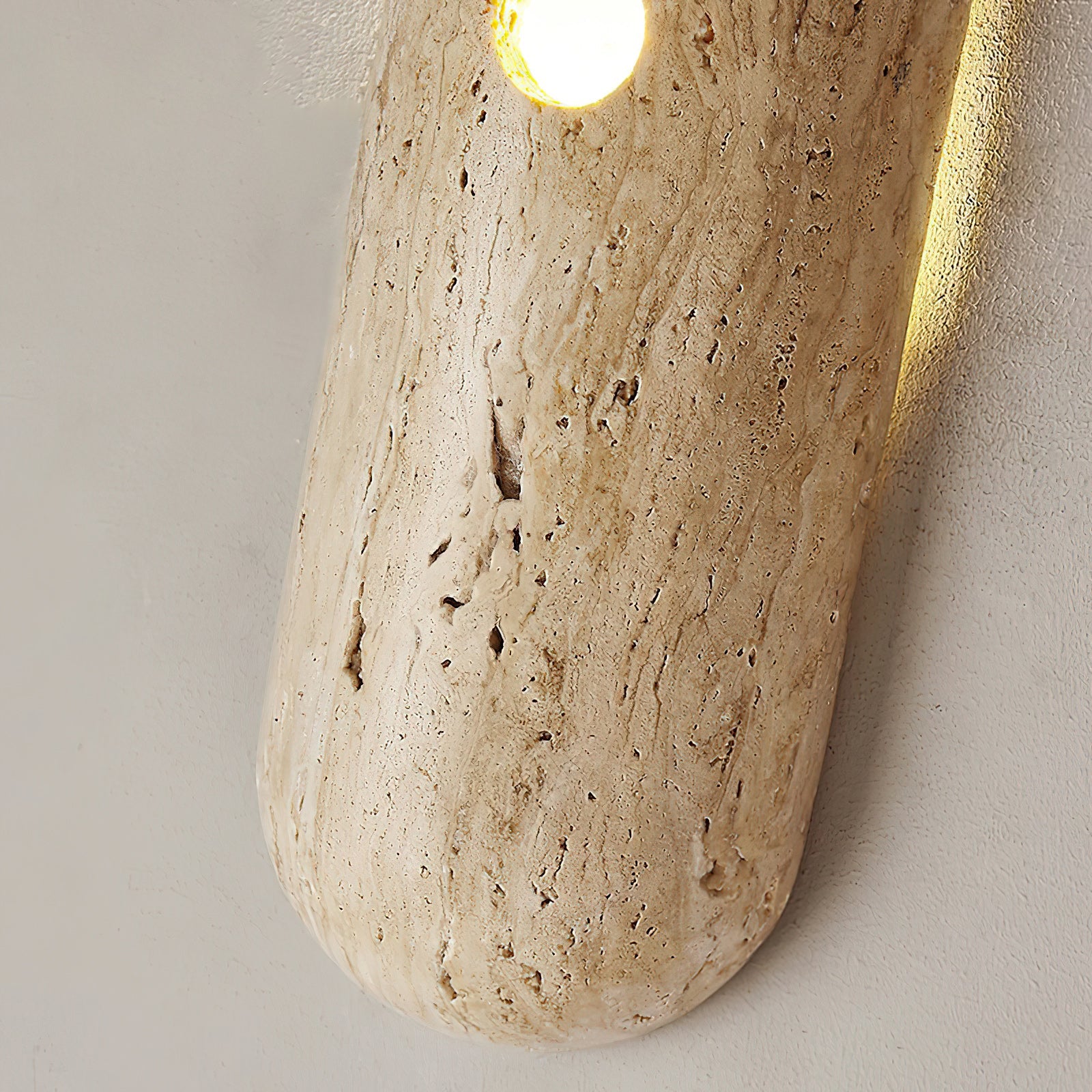 Olnorila Modern Minimalist Travertine Wall Lamp - Lamp Copper