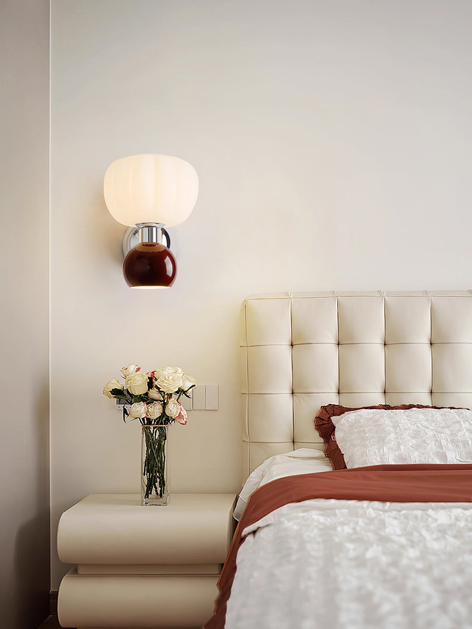 Syrinora Modern Minimalist Metal Wall Lamp - Lamp Copper