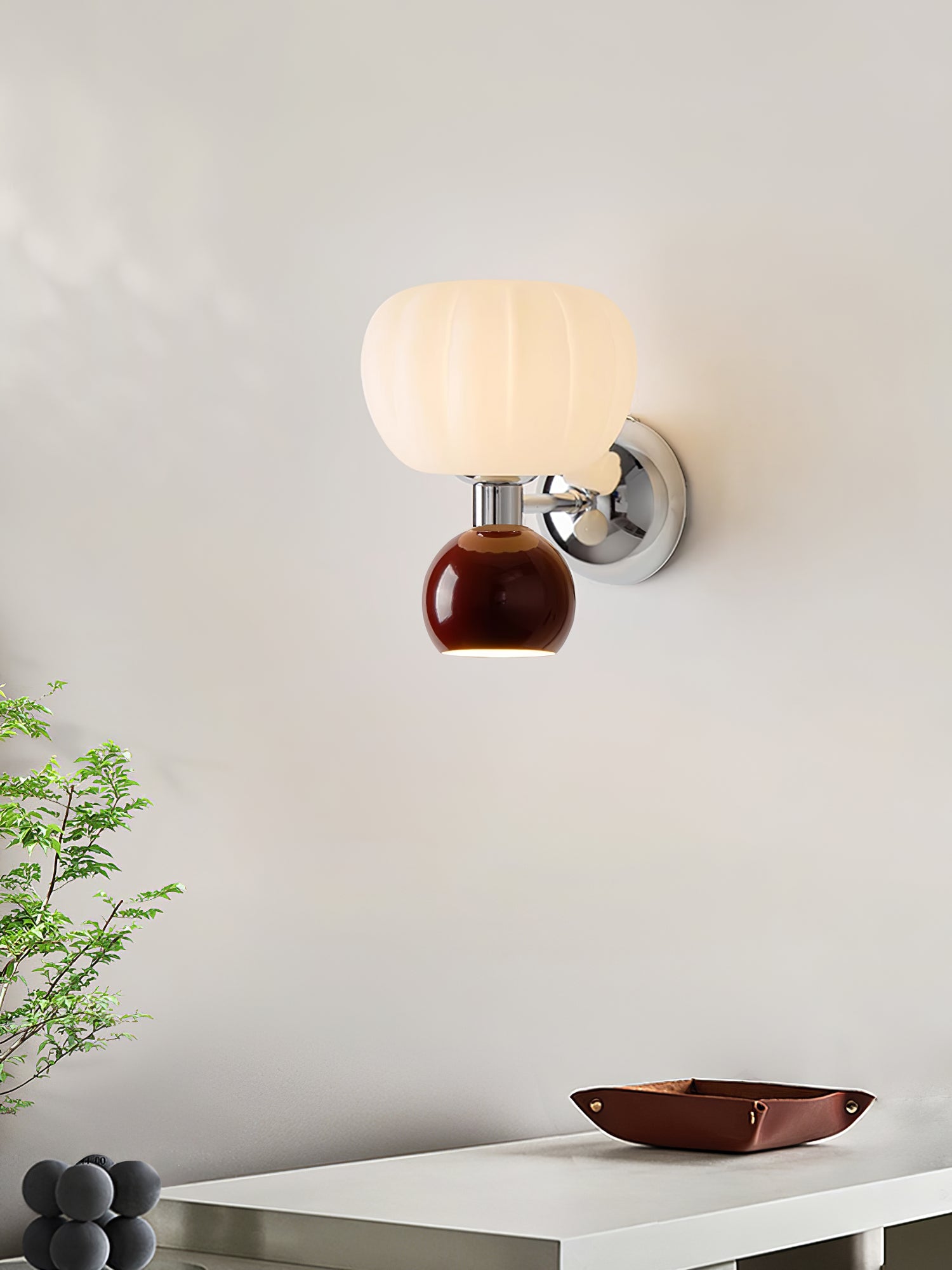 Syrinora Modern Minimalist Metal Wall Lamp - Lamp Copper