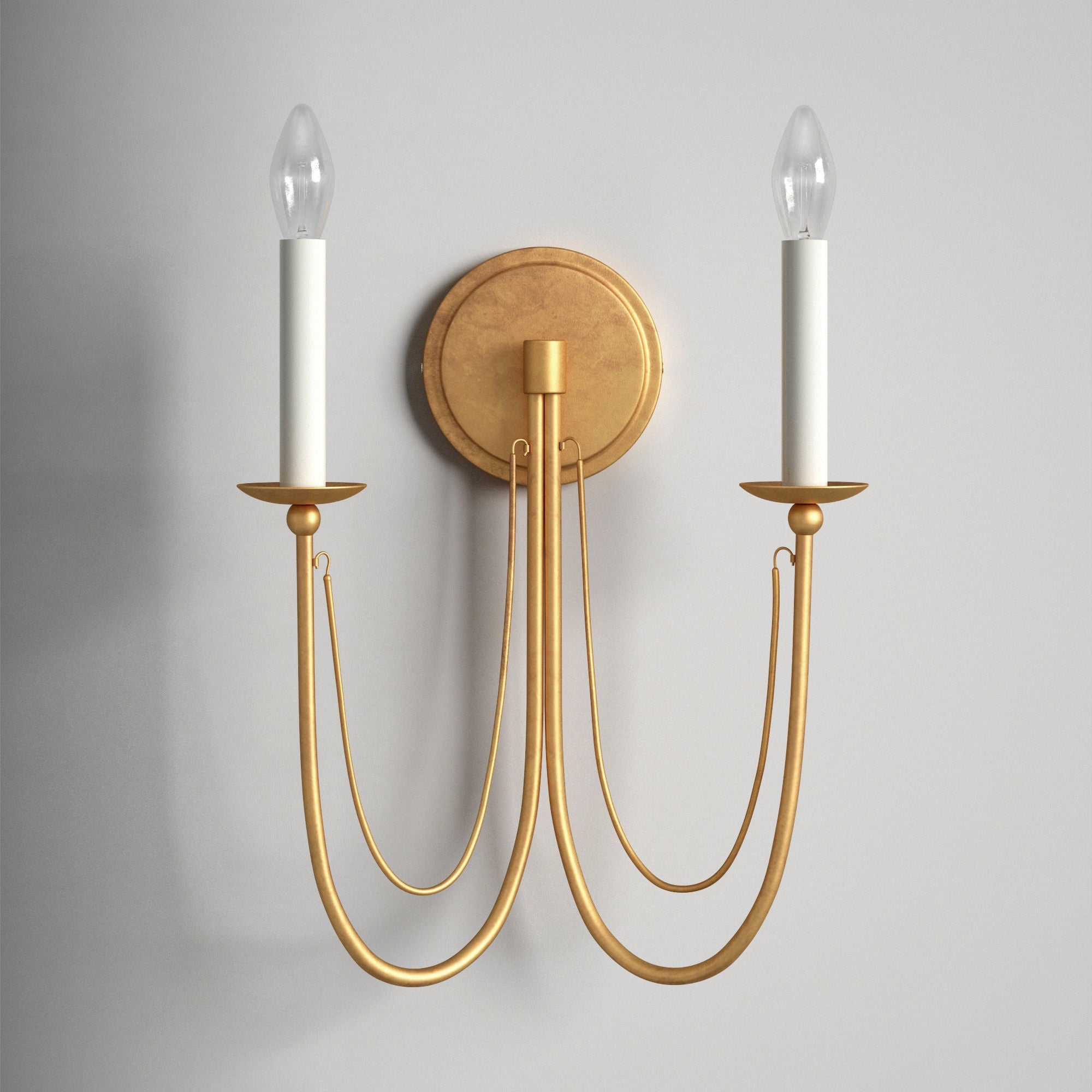 Aursilila Modern Minimalist Metal Wall Lamp - Lamp Copper