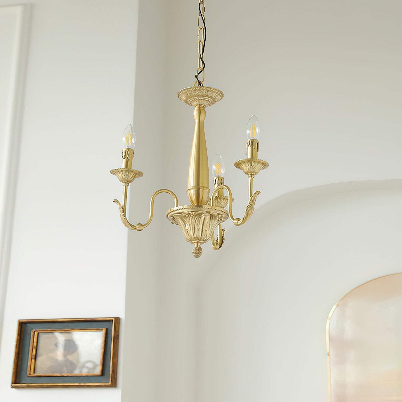 Cevynara Postmodern Luxury Metal Chandelier - Lamp Copper
