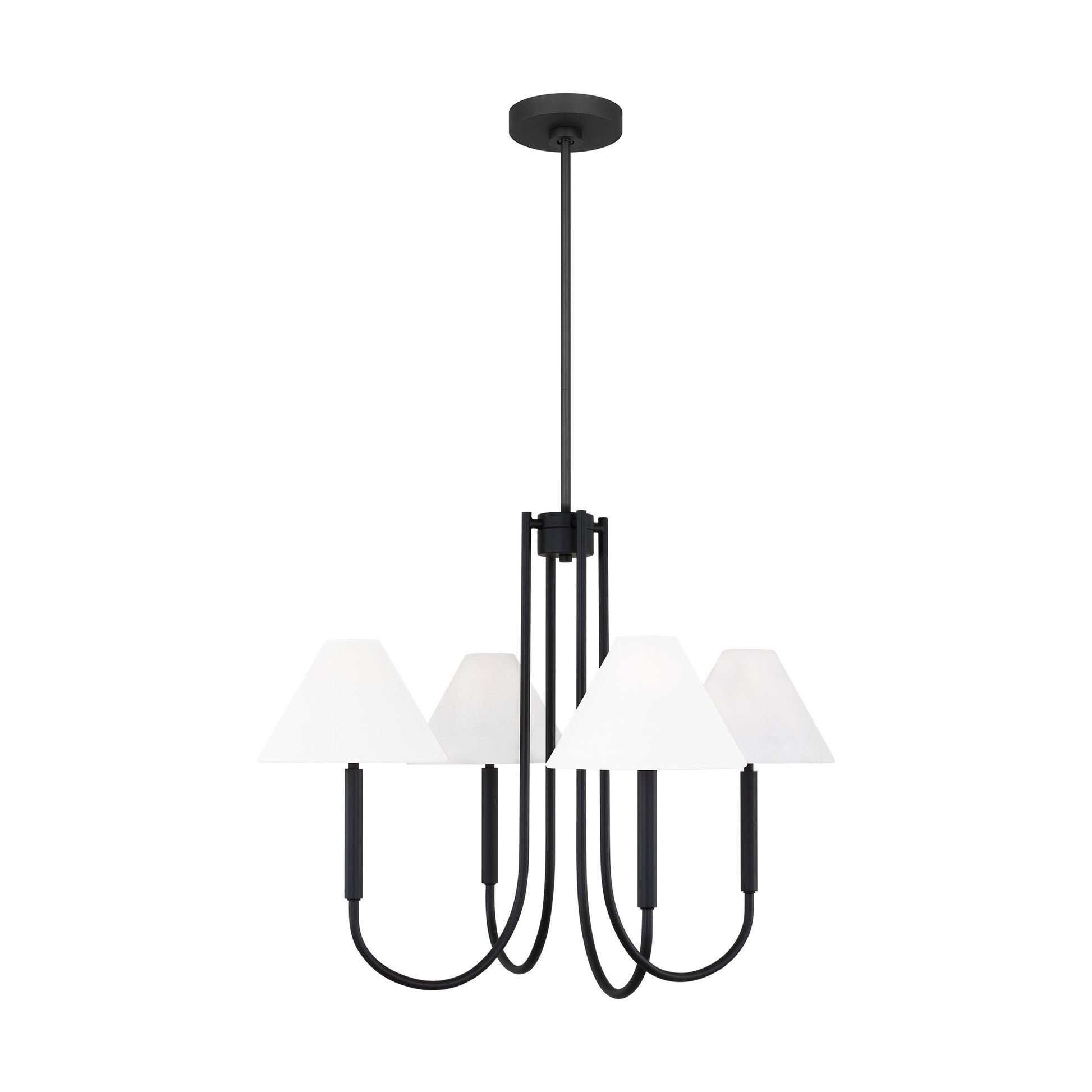 Nycareth Vintage Industrial Metal Fabric Chandelier - Lamp Copper