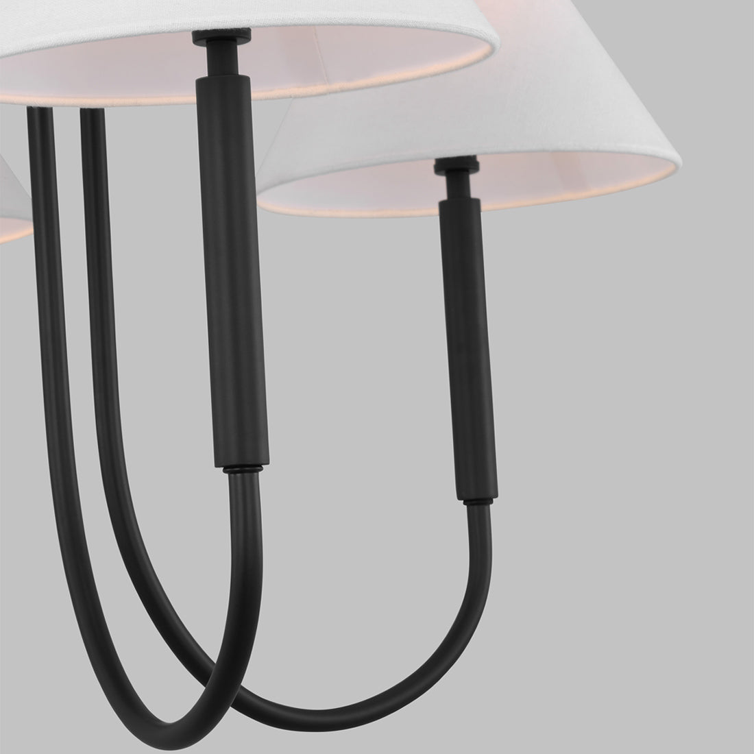Nycareth Vintage Industrial Metal Fabric Chandelier - Lamp Copper