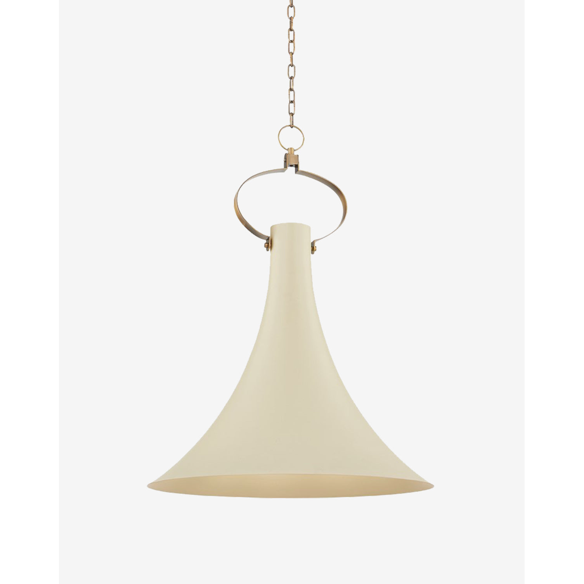 Edison Pendant - Flared Metal Shade Hanging Light