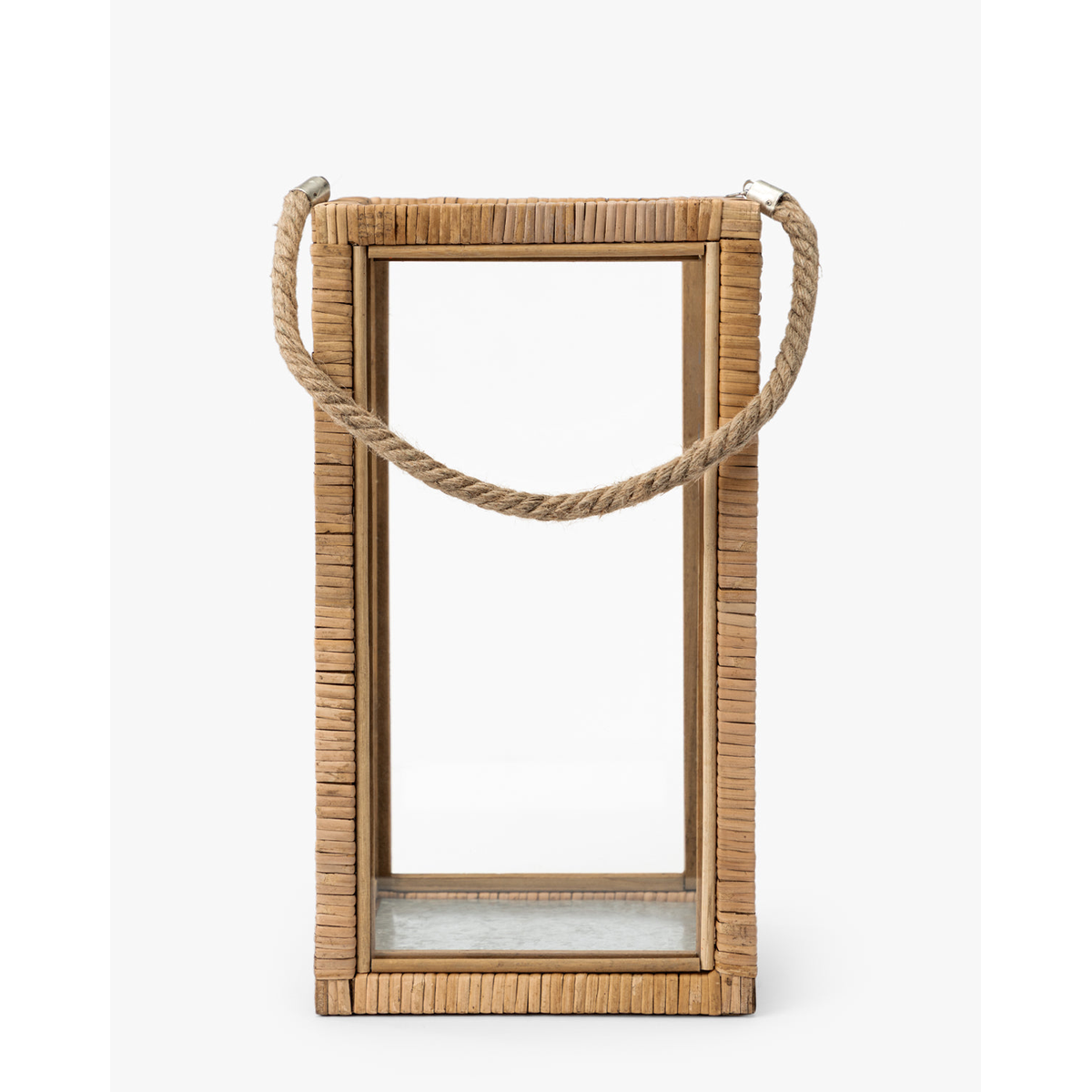 Bonnie Rattan & Glass Lantern