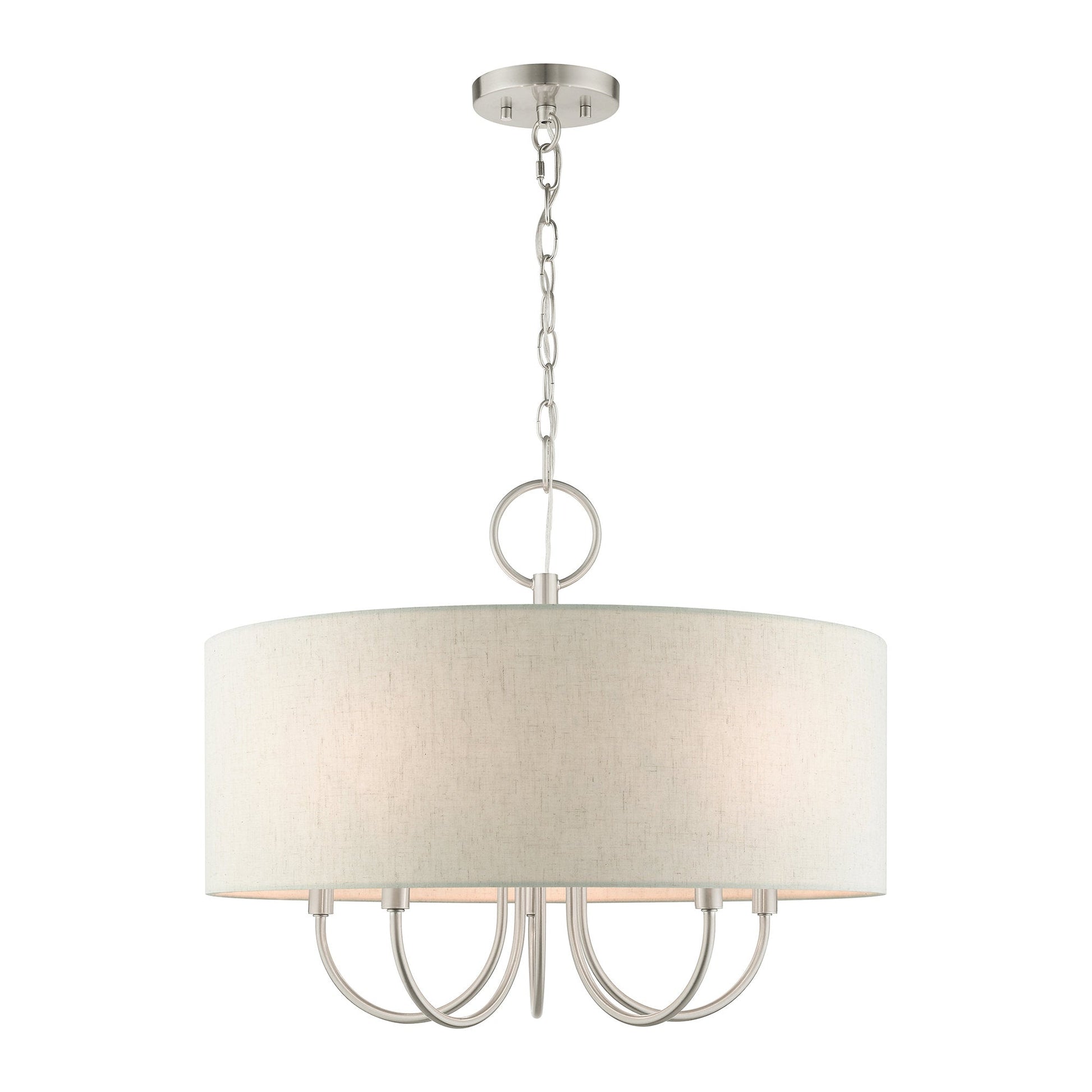 Ovyneth Classic Vintage Drum Fabric Chandelier - Lamp Copper