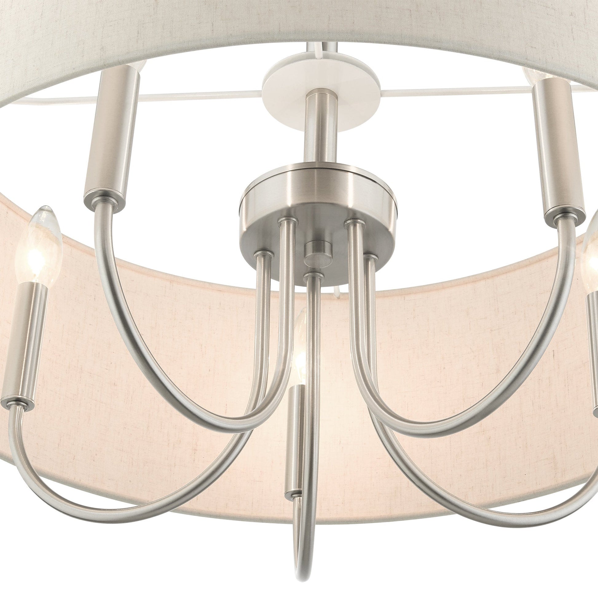 Ovyneth Classic Vintage Drum Fabric Chandelier - Lamp Copper