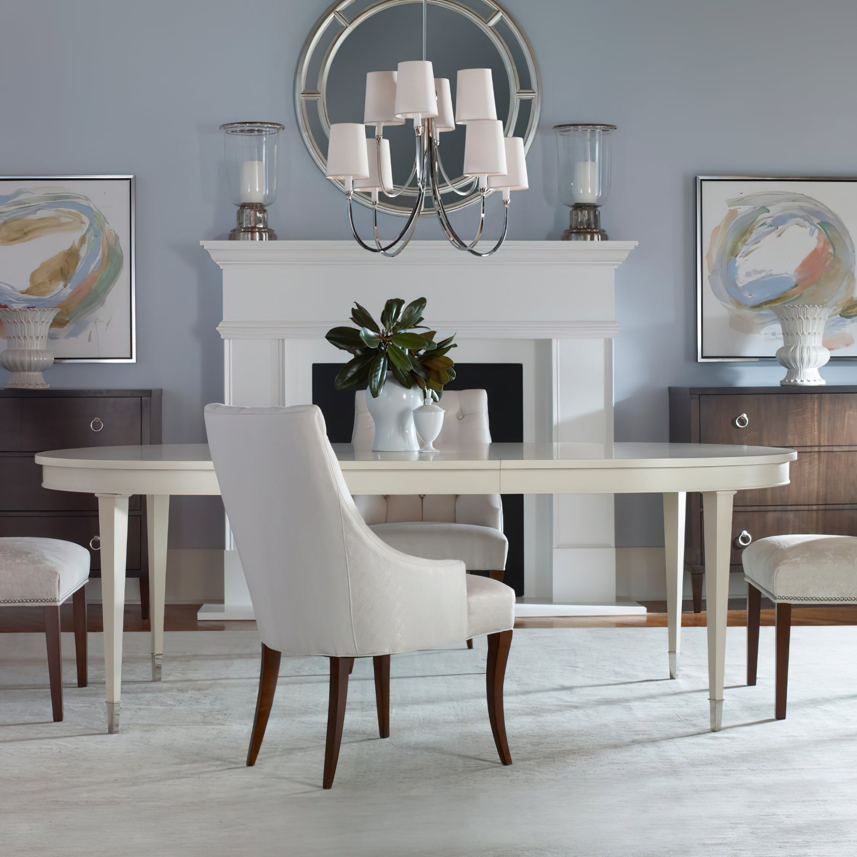 Ilsoris Postmodern Luxury Fabric Chandelier - Lamp Copper