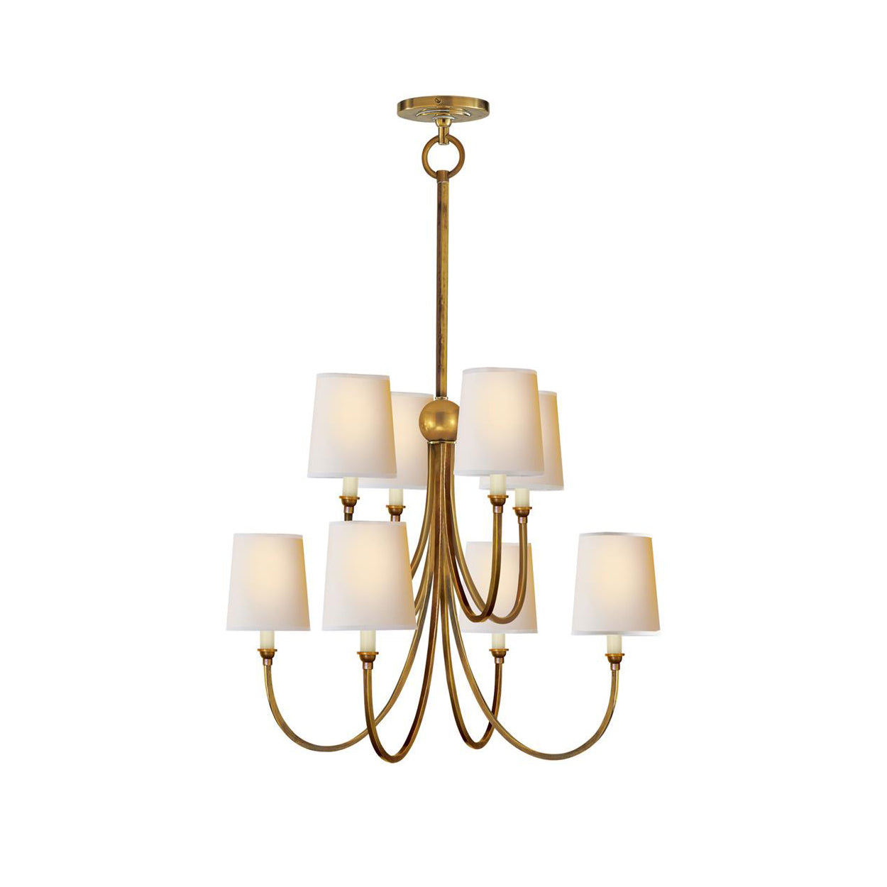Ilsoris Postmodern Luxury Fabric Chandelier - Lamp Copper