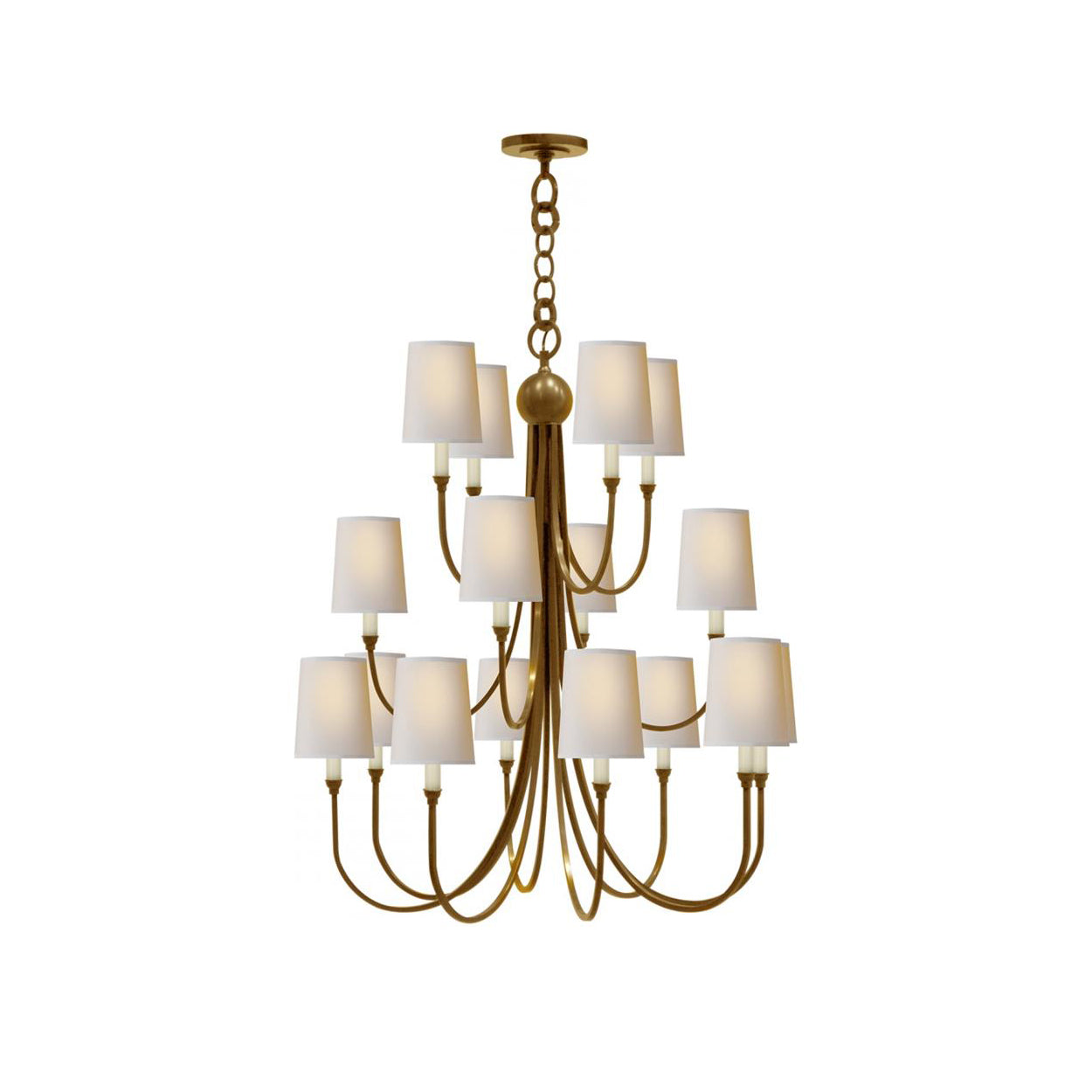 Ilsoris Postmodern Luxury Fabric Chandelier - Lamp Copper