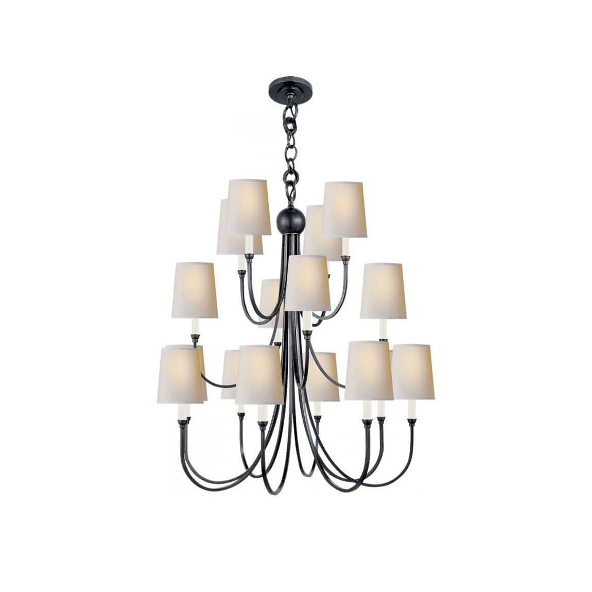 Ilsoris Postmodern Luxury Fabric Chandelier - Lamp Copper