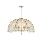 Ulsilus Elegance Style Beads Crystal Chandelier - Lamp Copper