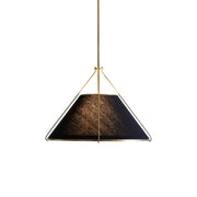 Voloraris Vintage Industrial Conical Fabric Pendant Lamp - Lamp Copper