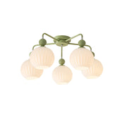 Elveneth Individual Creativity Metal Glass Ceiling Lamp - Lamp Copper
