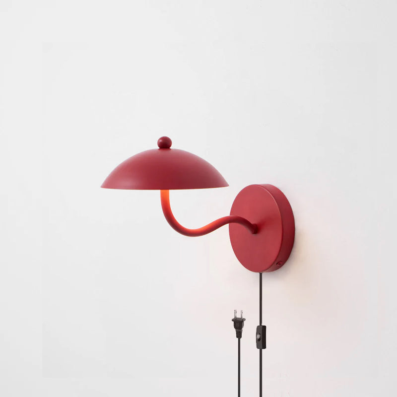 Cetalan Vintage Ripple Plug-in Metal Wall Lamp - Lamp Copper