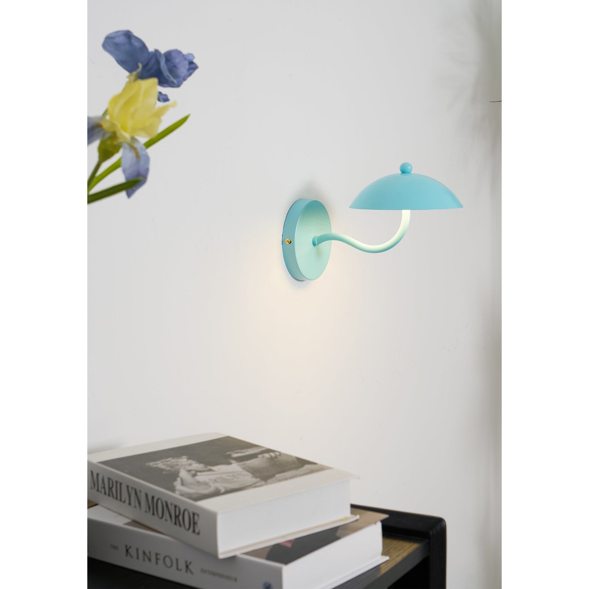 Errina Modern Minimalist Ripple Metal Wall Lamp - Lamp Copper