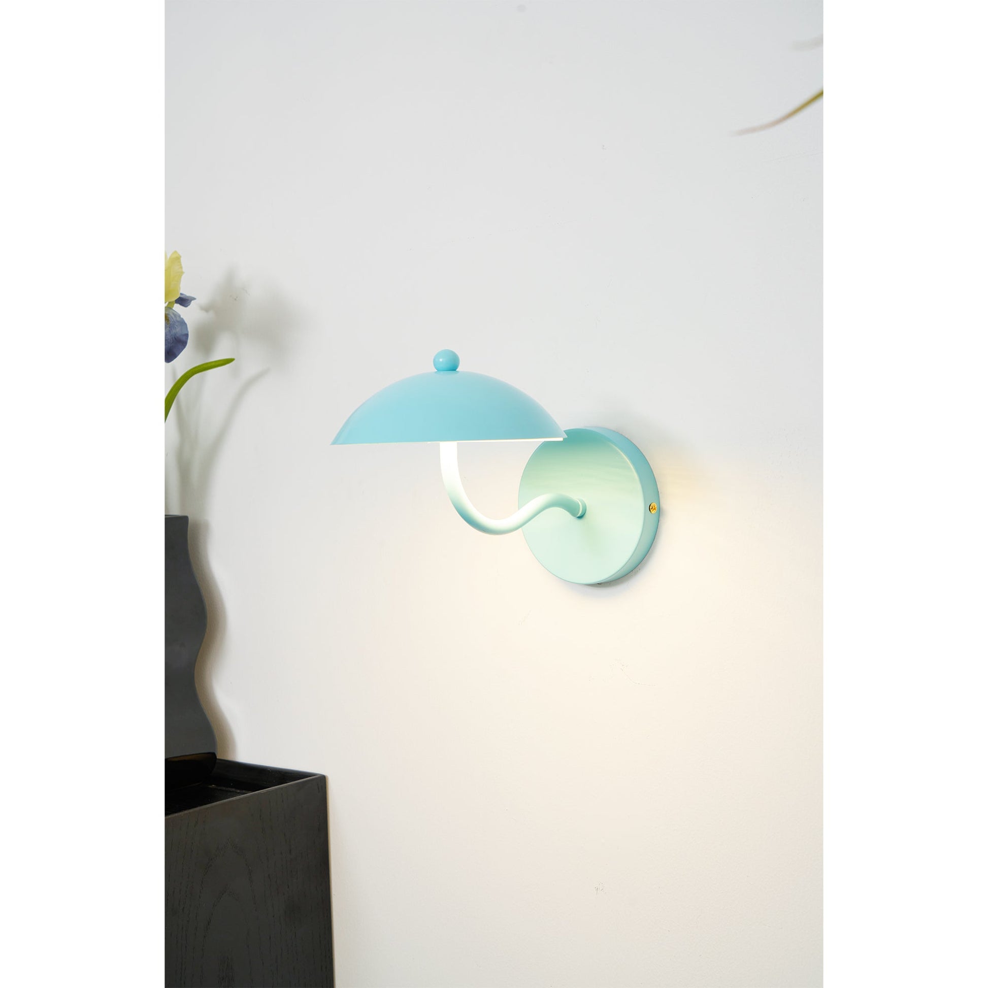 Errina Modern Minimalist Ripple Metal Wall Lamp - Lamp Copper