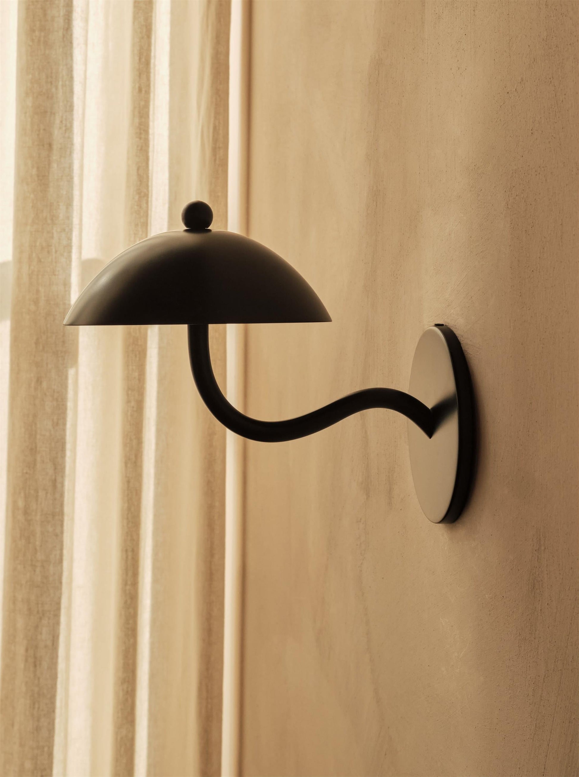 Errina Modern Minimalist Ripple Metal Wall Lamp - Lamp Copper