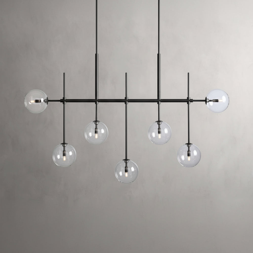 Kiara 60 Linear Chandelier in Bronze