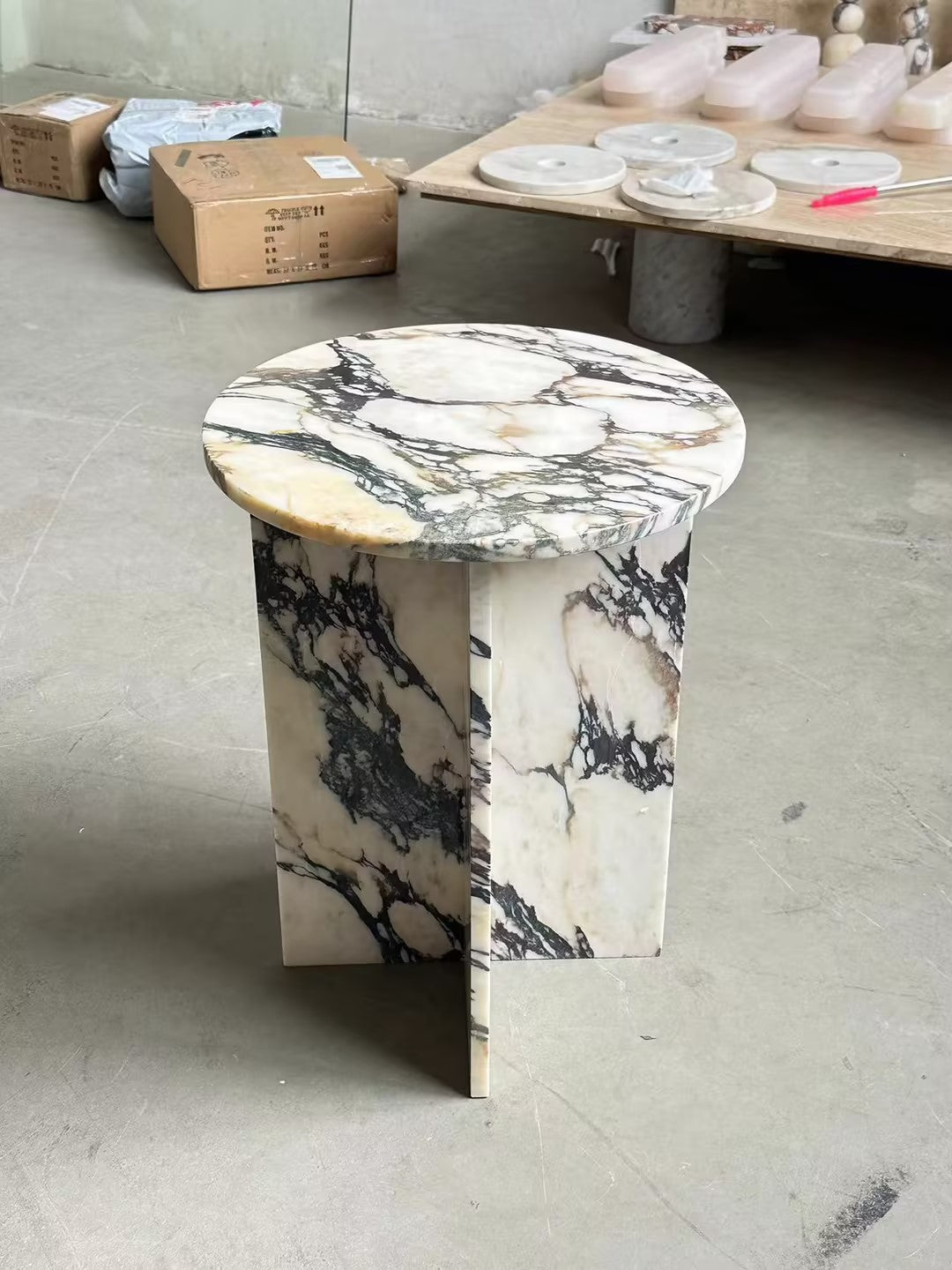 Side Table Accessory Side Table Accessories Marble Minimalist Living Room | Lamp Copper