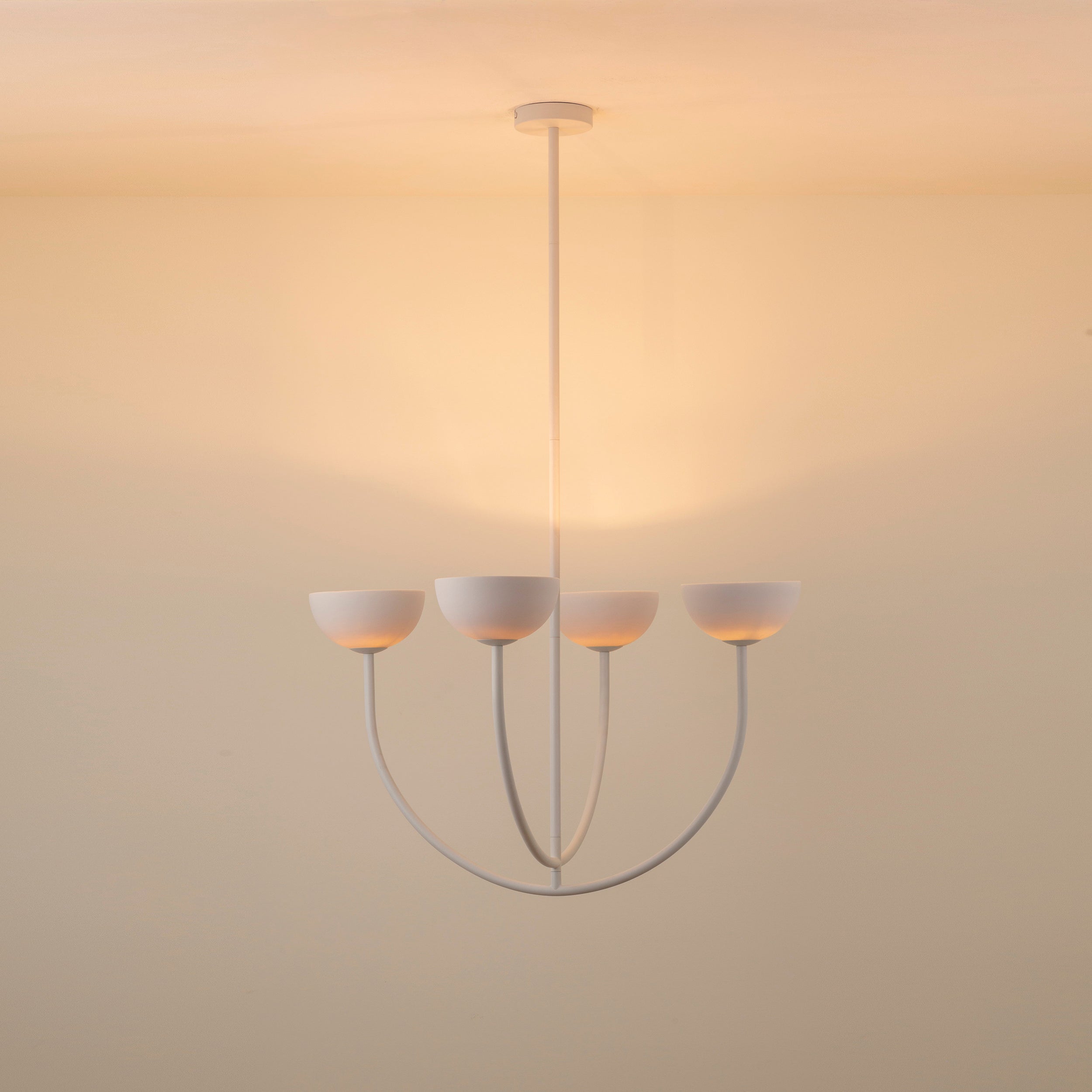 Sytala Modern Minimalist Metal Ceramics Chandelier - Lamp Copper