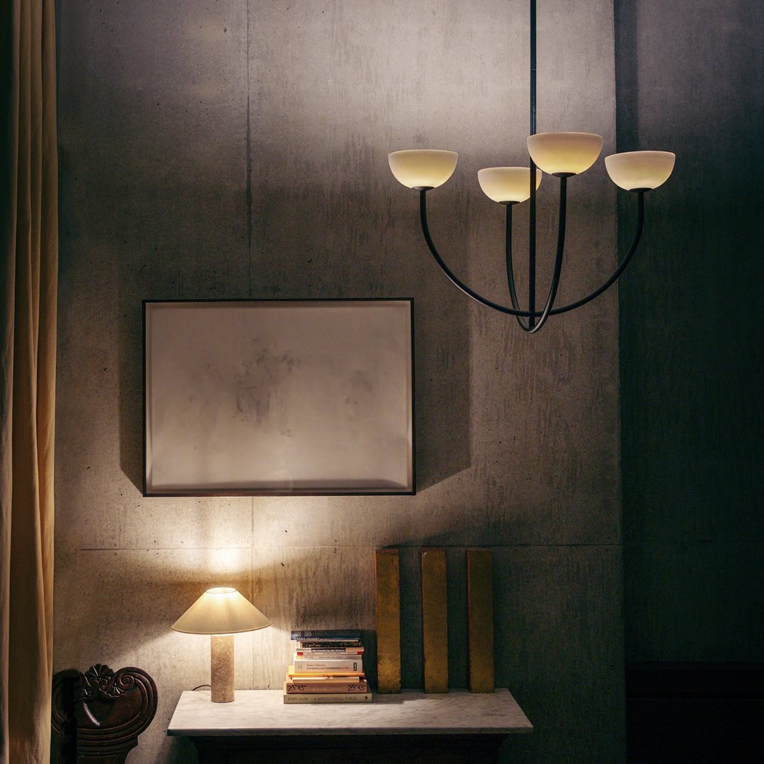 Sytala Modern Minimalist Metal Ceramics Chandelier - Lamp Copper