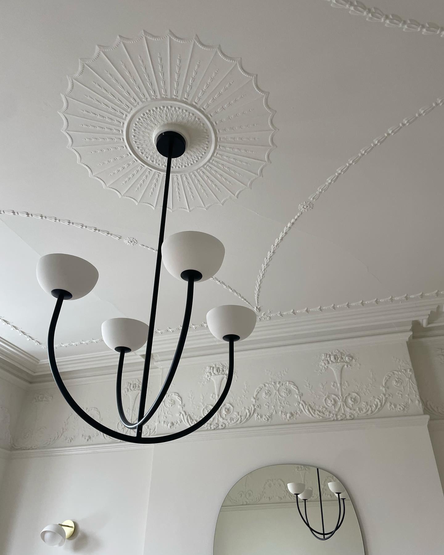 Sytala Modern Minimalist Metal Ceramics Chandelier - Lamp Copper
