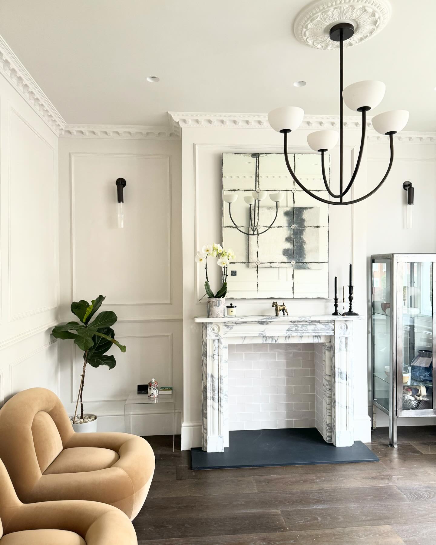 Sytala Modern Minimalist Metal Ceramics Chandelier - Lamp Copper
