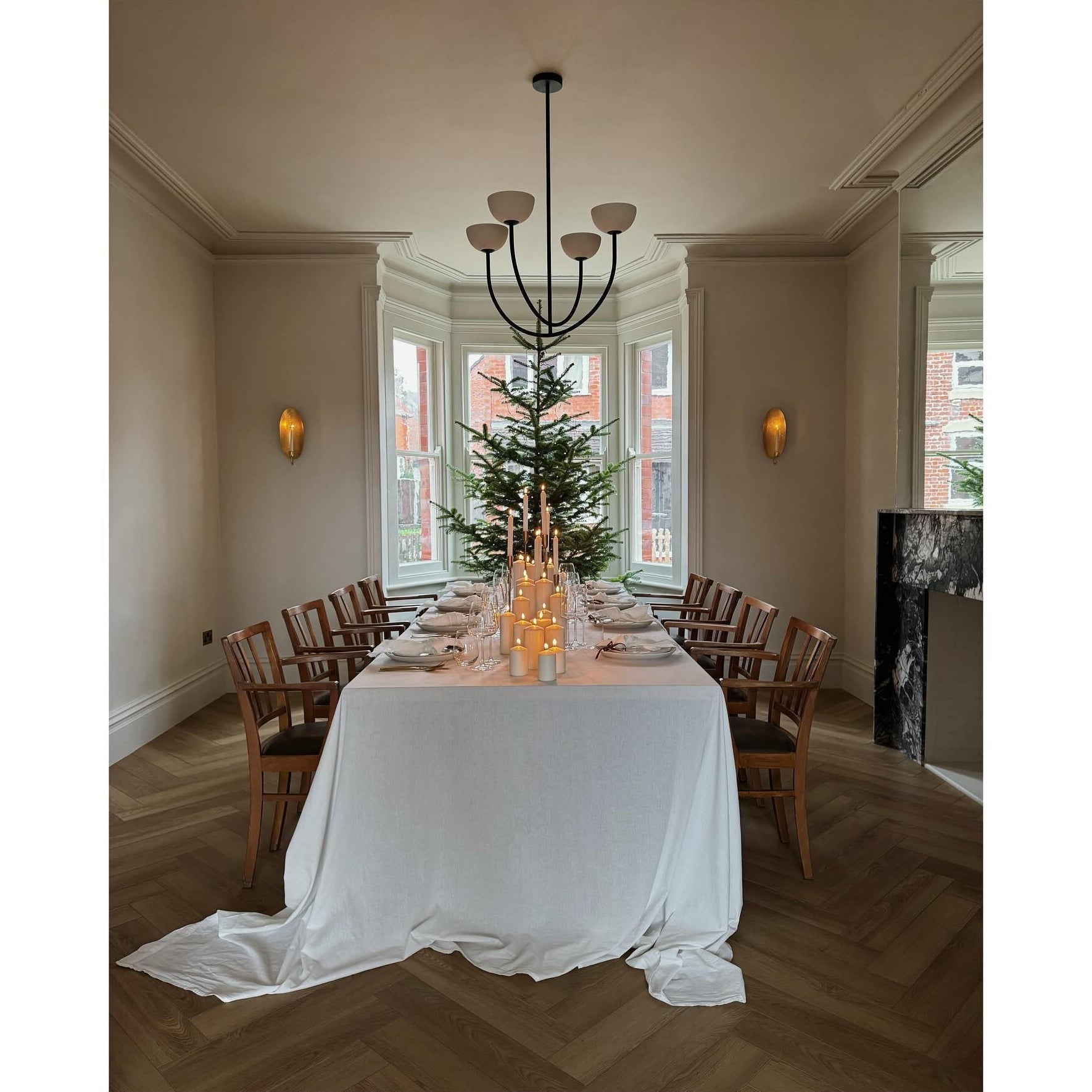 Sytala Modern Minimalist Metal Ceramics Chandelier - Lamp Copper