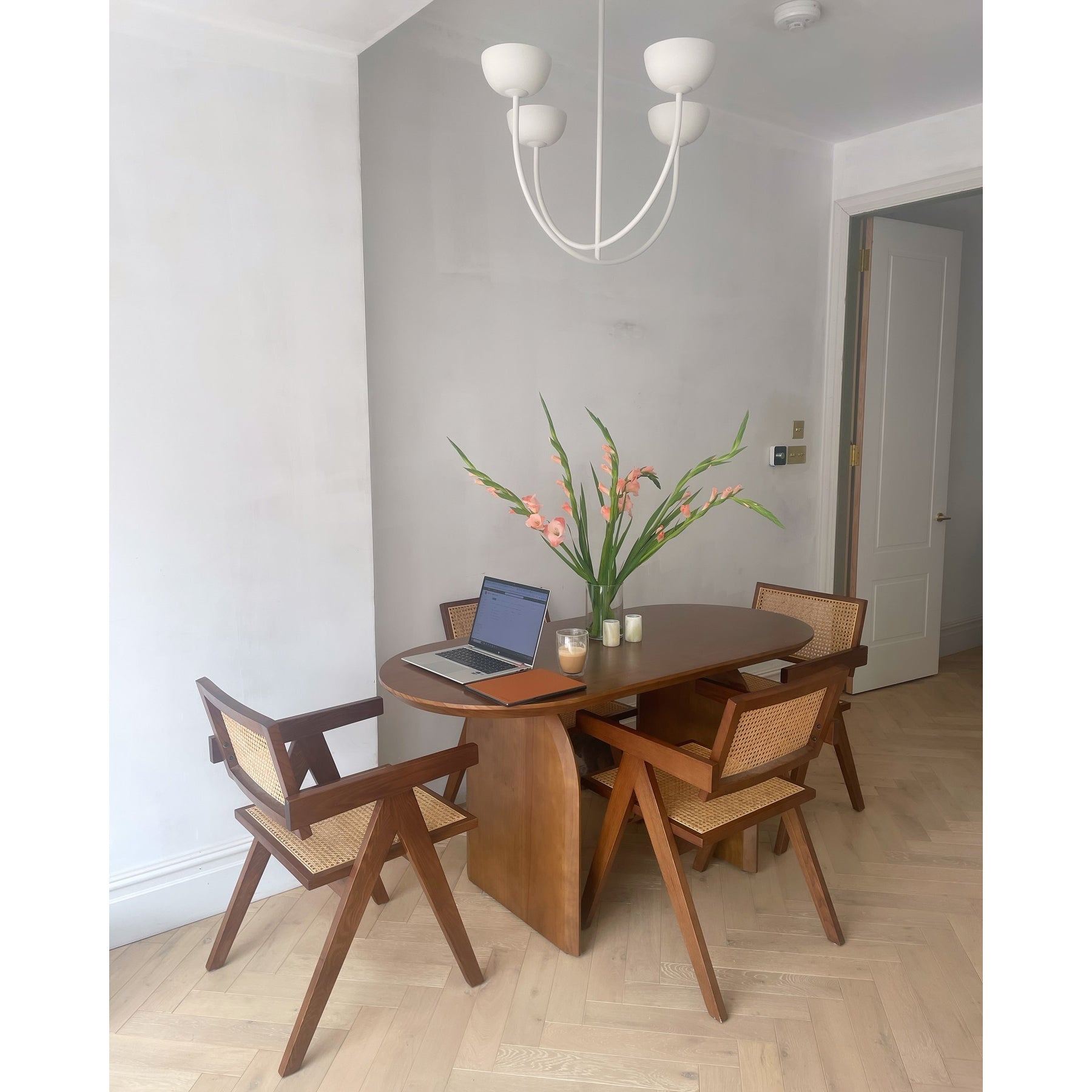 Sytala Modern Minimalist Metal Ceramics Chandelier - Lamp Copper