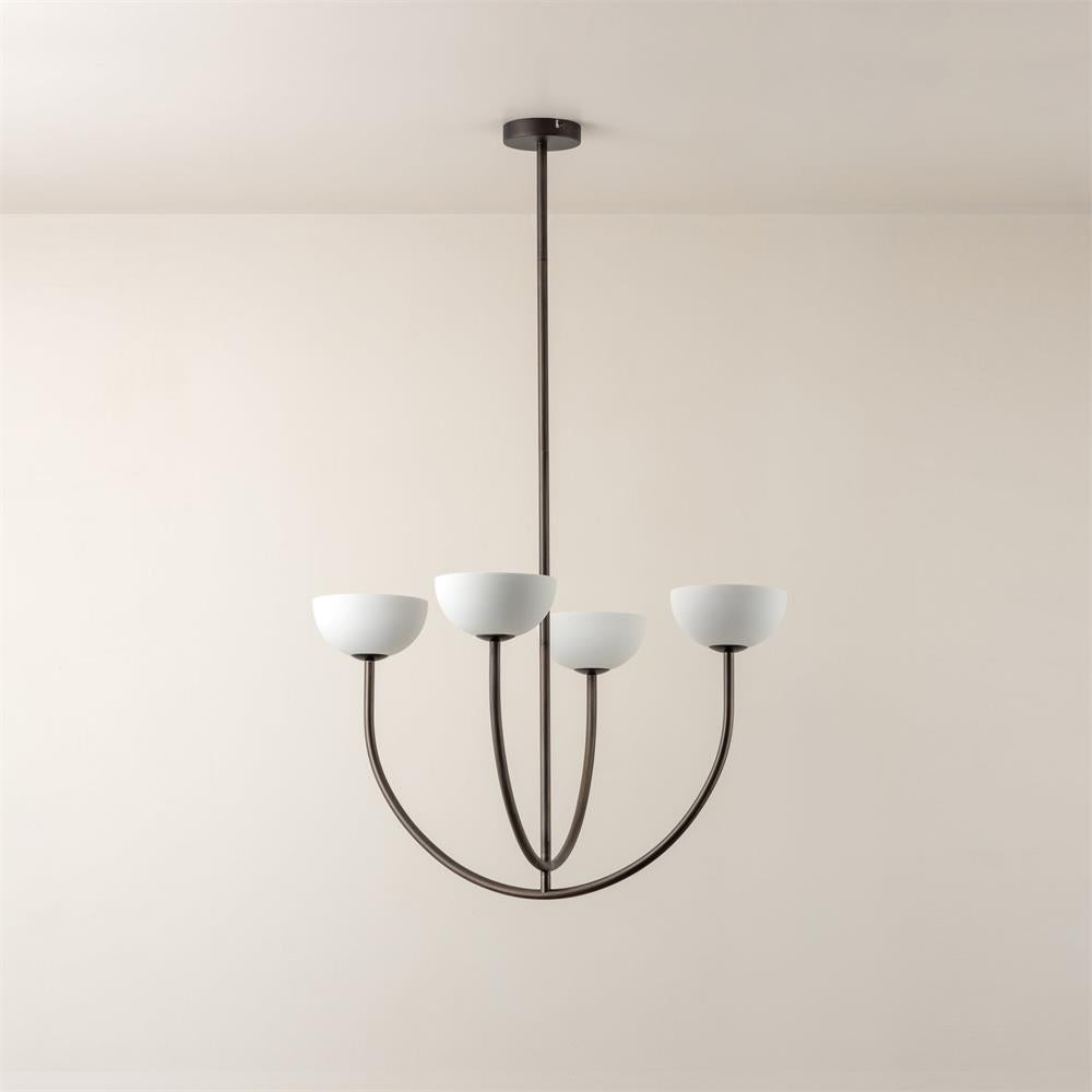 Sytala Modern Minimalist Metal Ceramics Chandelier - Lamp Copper