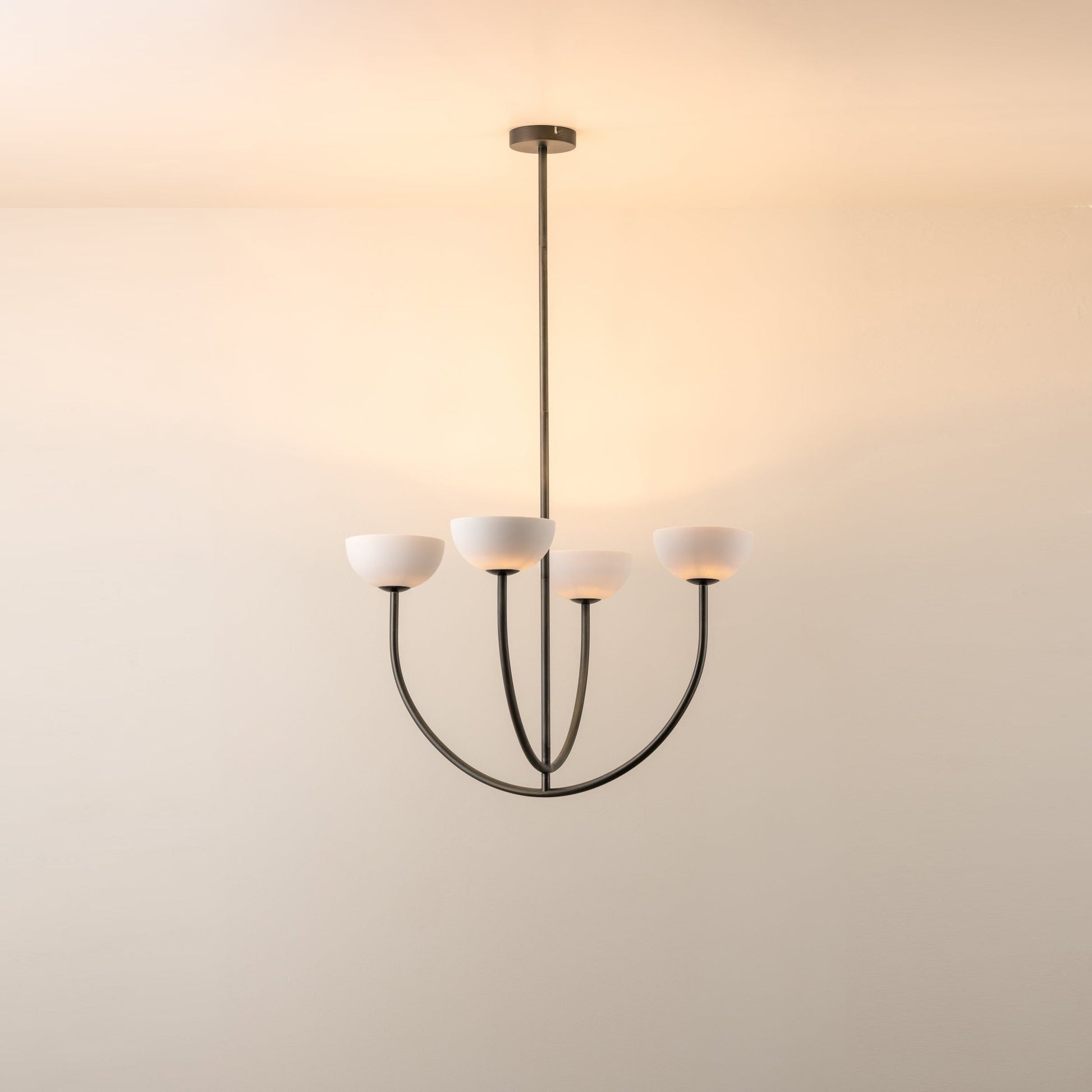 Sytala Modern Minimalist Metal Ceramics Chandelier - Lamp Copper