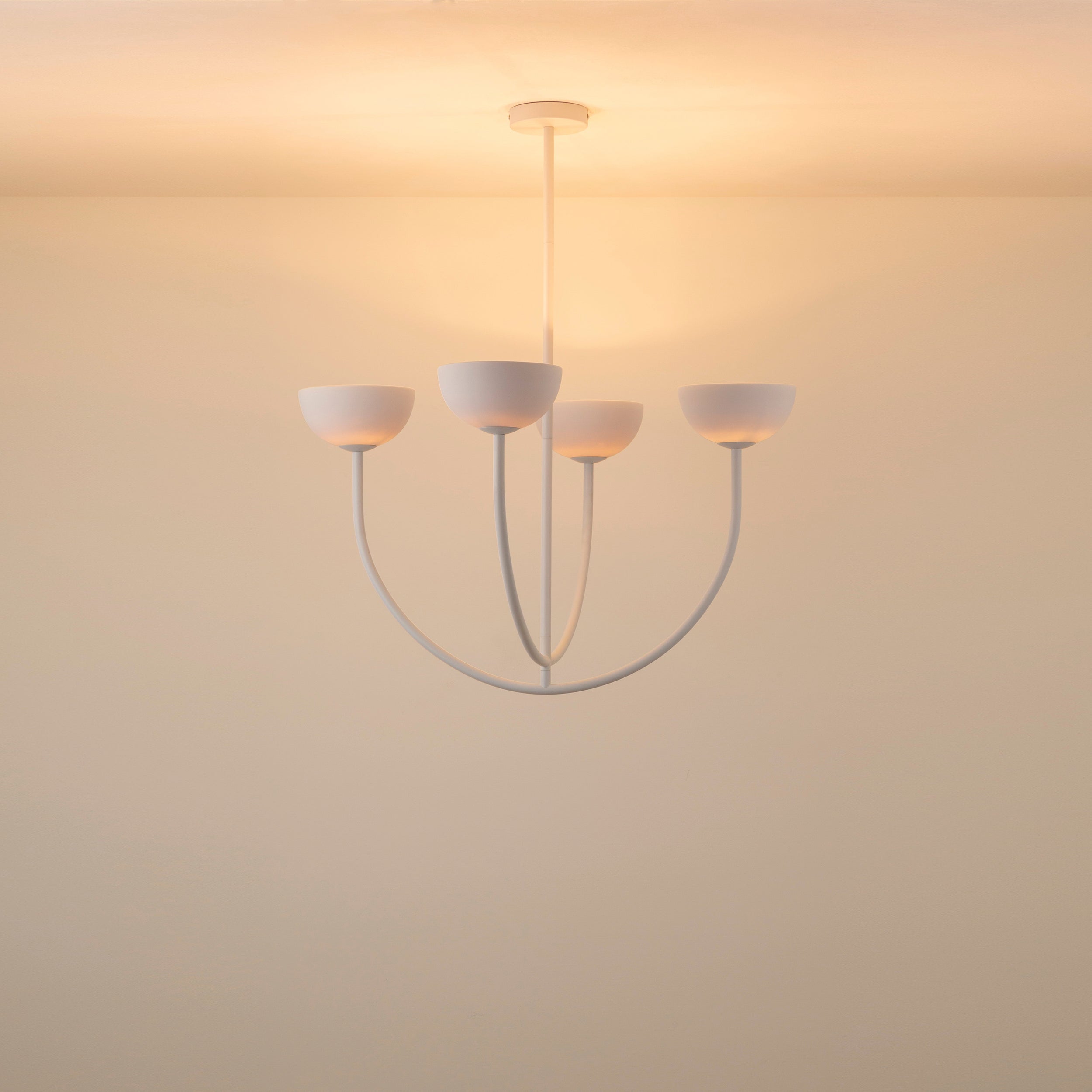 Sytala Modern Minimalist Metal Ceramics Chandelier - Lamp Copper