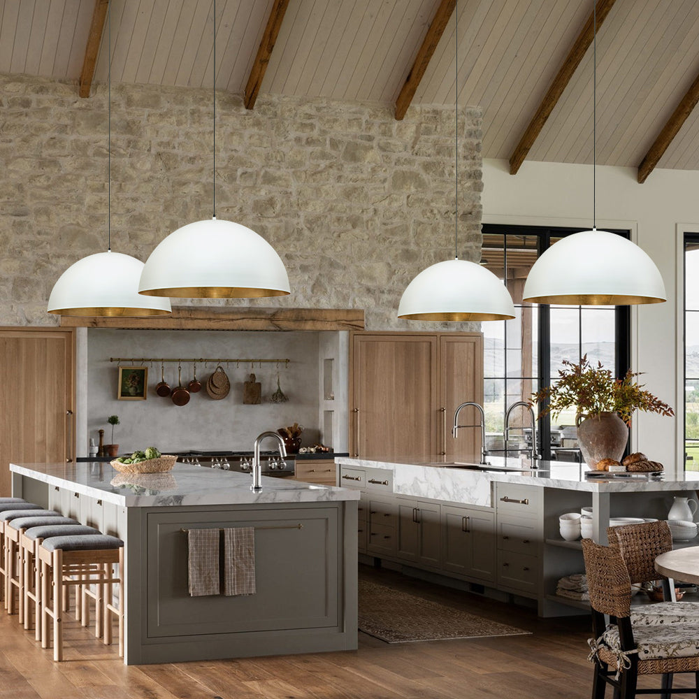 Aevum Modern Metal Dome Pendant Light