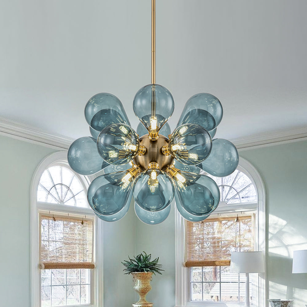 Orbis Contemporary Glass Chandelier