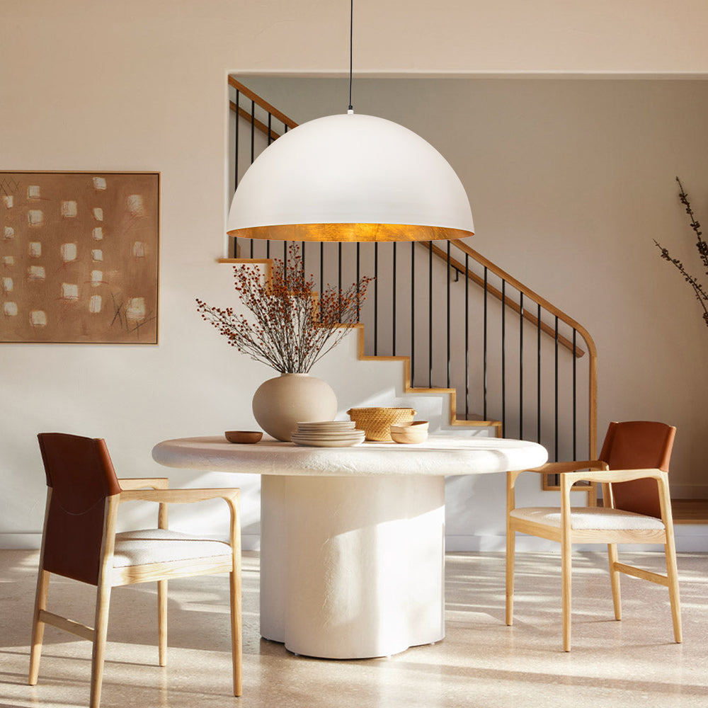 Aevum Modern Metal Dome Pendant Light