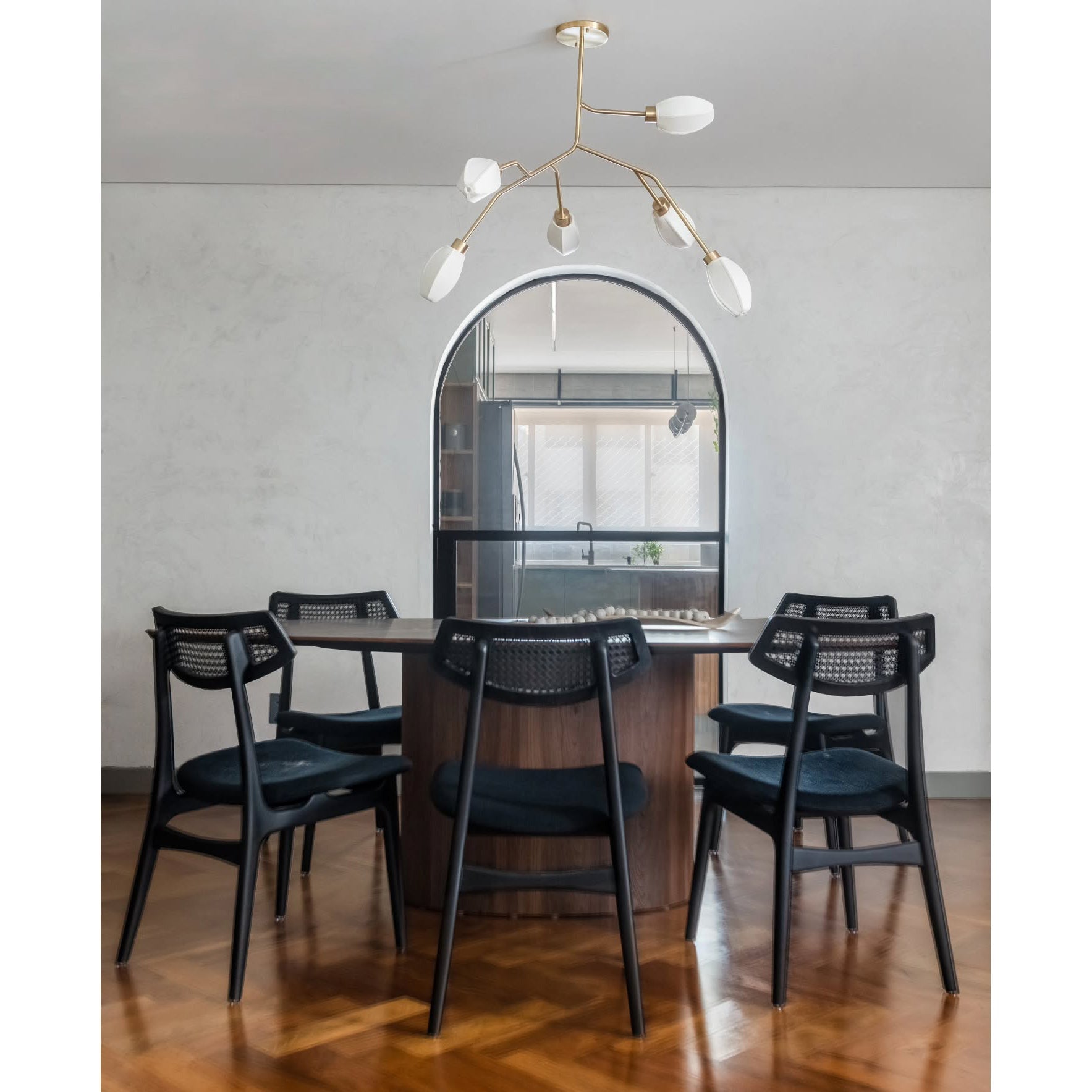 Evvinora Vintage Industrial Metal Fabric Chandelier - Lamp Copper