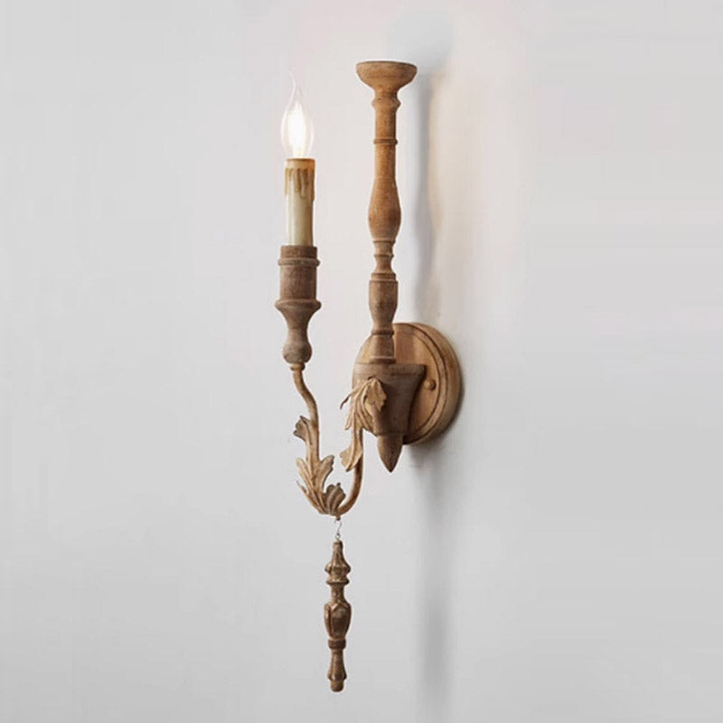 Ivelor Vintage Industrial Candle Metal Wall Lamp - Lamp Copper