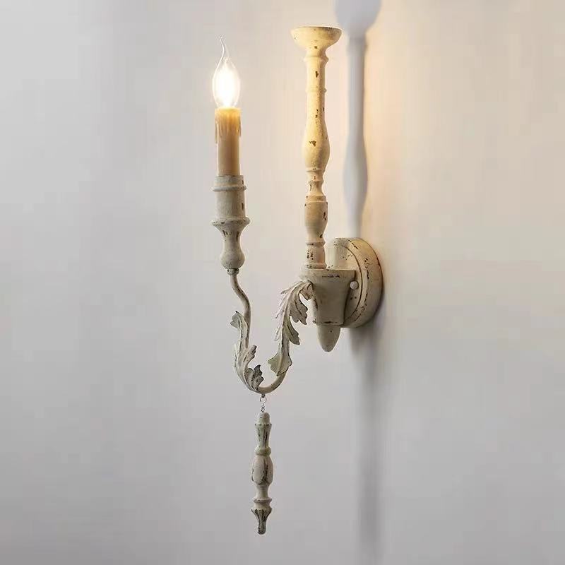 Ivelor Vintage Industrial Candle Metal Wall Lamp - Lamp Copper