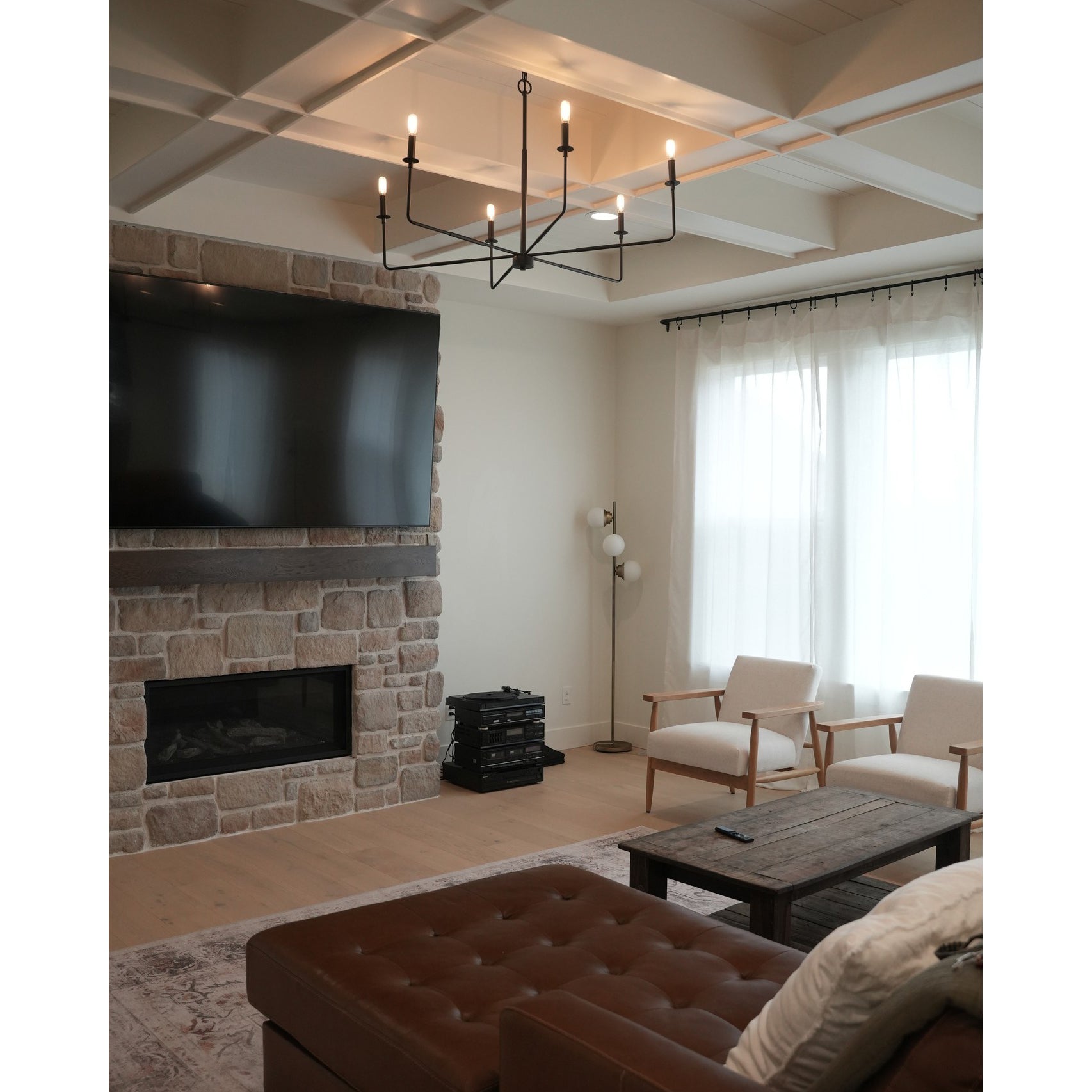 Blikuvyi Modern Industrial Minimalist Metal Chandelier